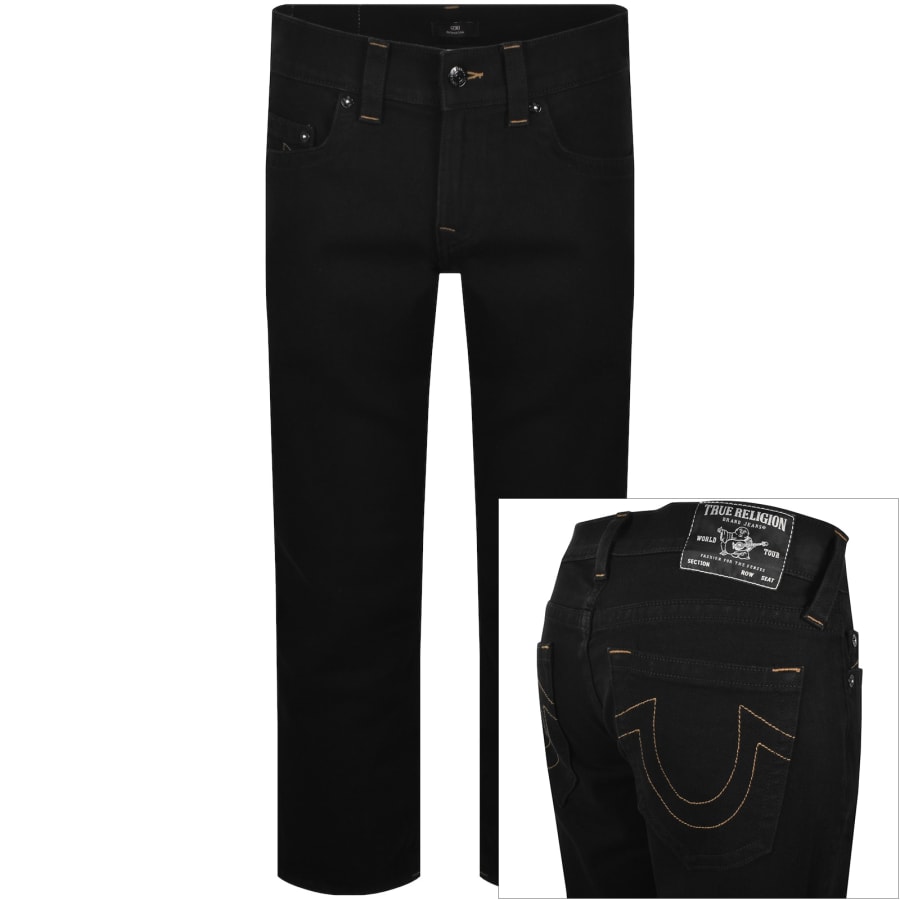 True Religion Geno Slim Jeans Black | Mainline Menswear se